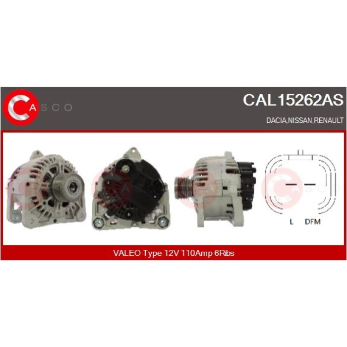 CASCO Generator CAL15262AS CASCO Generator CAL15262AS