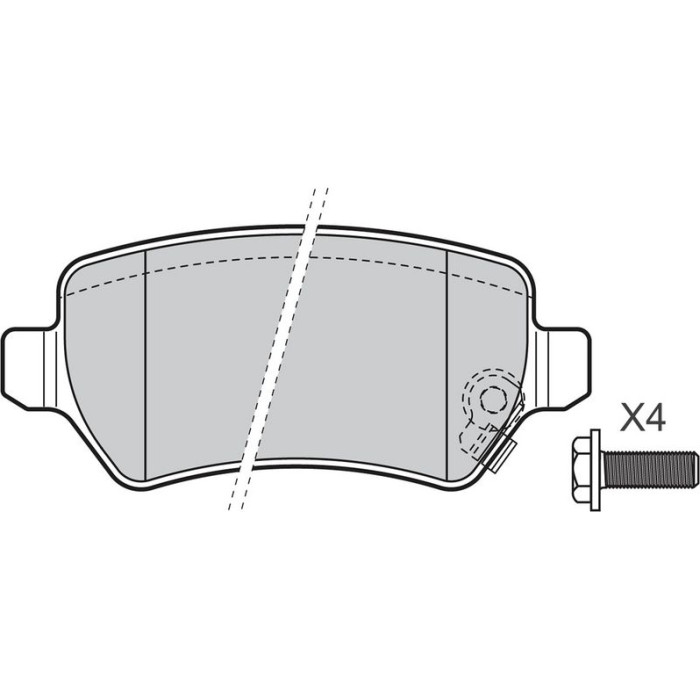 Valeo Bremsbelagsatz 598584