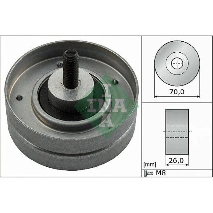 Umlenk-/Führungsrolle, Keilrippenriemen 532 0524 10 Umlenk-/Führungsrolle, Keilrippenriemen 532 0524 10