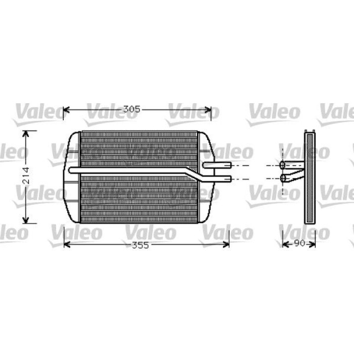 Valeo Wärmetauscher 812272 Valeo Wärmetauscher 812272