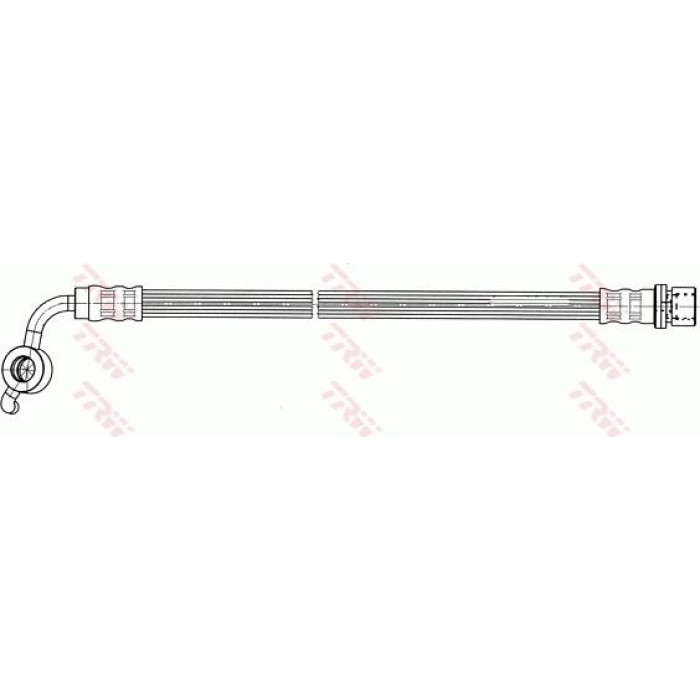 TRW Bremsschlauch Vorderachse links PHD699 TRW Bremsschlauch Vorderachse links PHD699