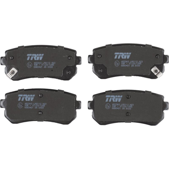 TRW Bremsbeläge Hinterachse GDB3421 TRW Bremsbeläge Hinterachse GDB3421