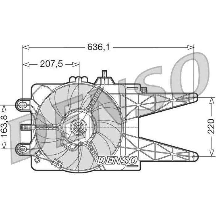 Denso Kühlerlüfter DER09014 Denso Kühlerlüfter DER09014