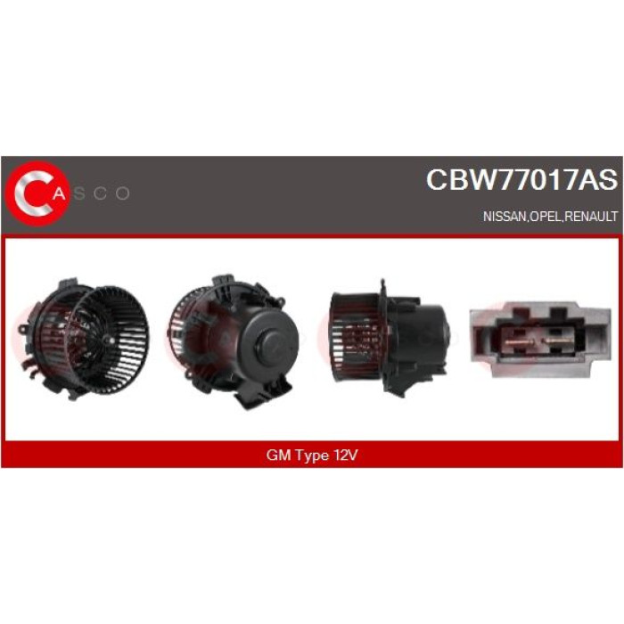CASCO Motor, Lüfter CBW77017AS CASCO Motor, Lüfter CBW77017AS