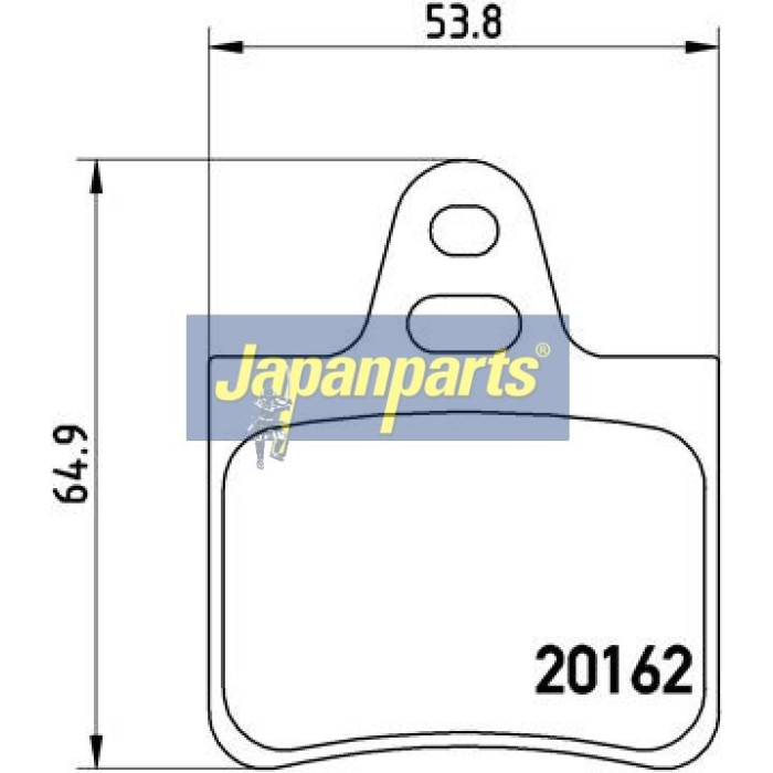 Japanparts Bremsbeläge PP-0612AF