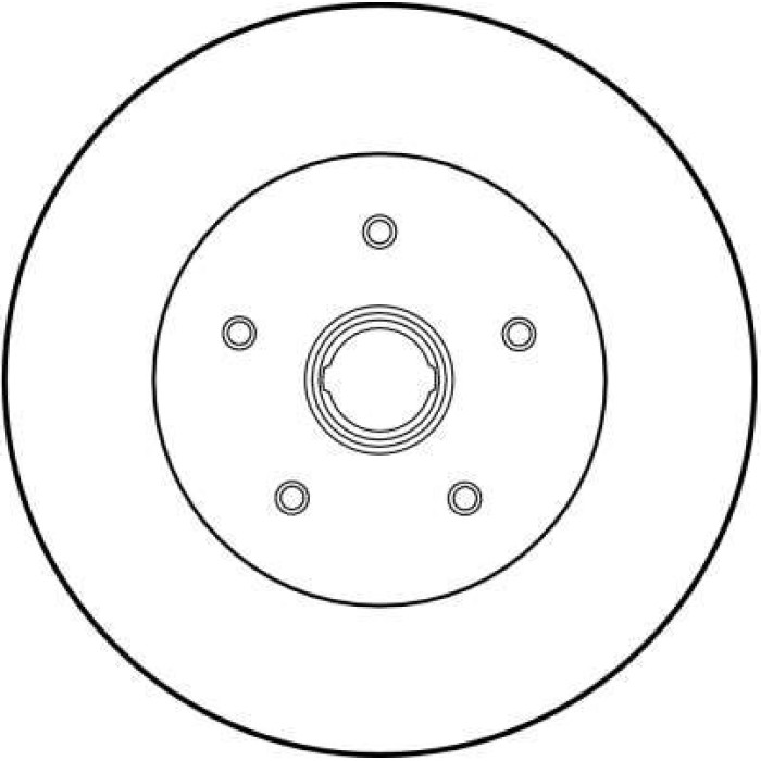 TRW Bremsscheibe VW T2 79-86 DF1524S TRW Bremsscheibe VW T2 79-86 DF1524S