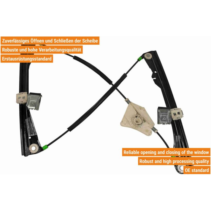 VAICO V10-2182 Fensterheber vorne rechts, elektrisch, ohne Motor VAICO V10-2182 Fensterheber vorne rechts, elektrisch, ohne Motor