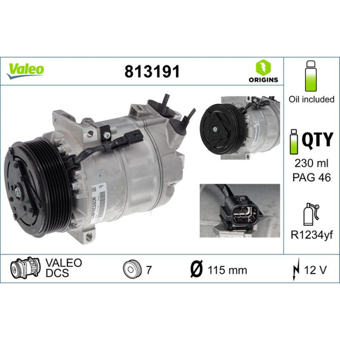 Valeo Kompressor 813191 Valeo Kompressor 813191
