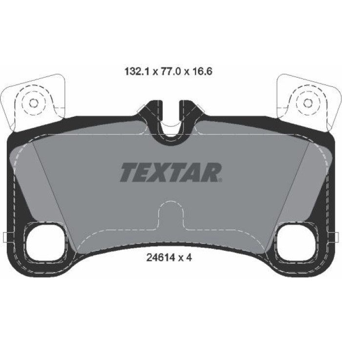 Textar Bremsbelagsatz 2461401 Textar Bremsbelagsatz 2461401