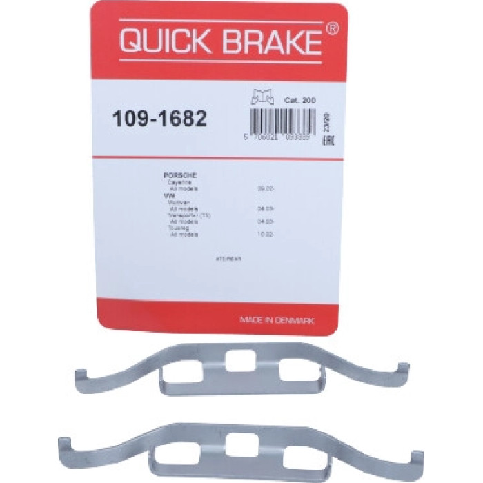 Quick Brake Montagesatz für Bremsbeläge 109-1682 Quick Brake Montagesatz für Bremsbeläge 109-1682