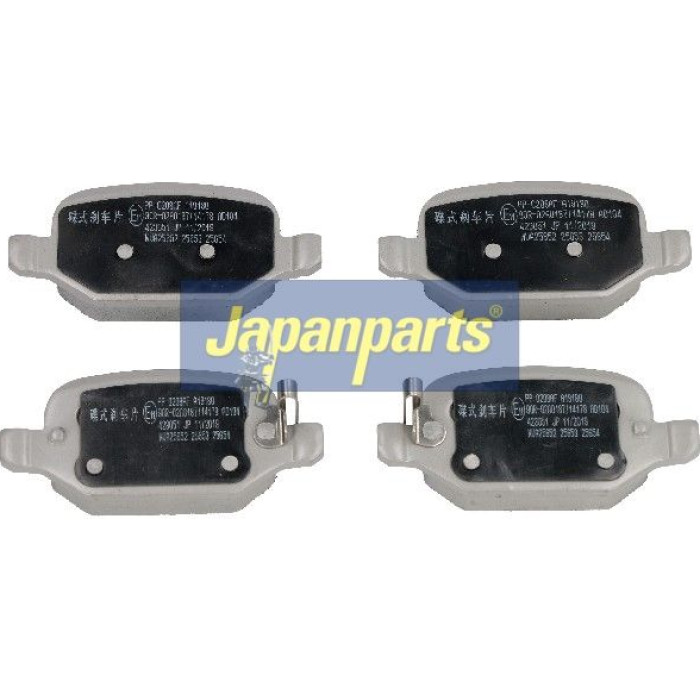 Japanparts Bremsbeläge PP-0208AF Japanparts Bremsbeläge PP-0208AF