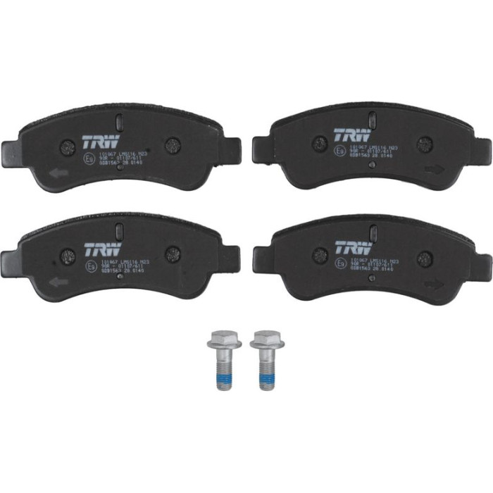 TRW Bremsbeläge Vorderachse GDB1563 TRW Bremsbeläge Vorderachse GDB1563