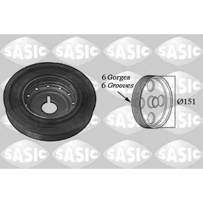 SASIC Riemenscheibe, Kurbelwelle 2154011