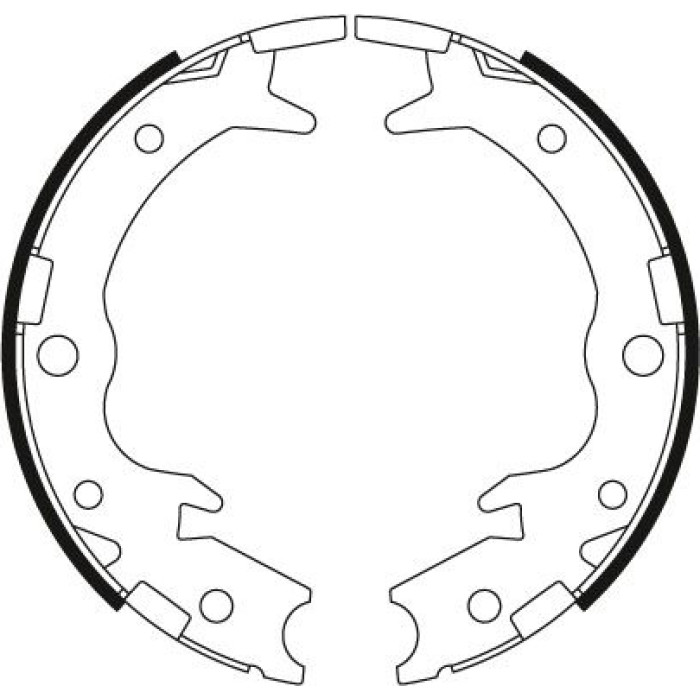TRW Bremsbacken GS8697