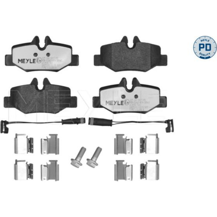 025 240 0817/PD MEYLE Bremsbelagsatz Mercedes-Benz Vito/Viano 03- W639 025 240 0817/PD MEYLE Bremsbelagsatz Mercedes-Benz Vito/Viano 03- W639