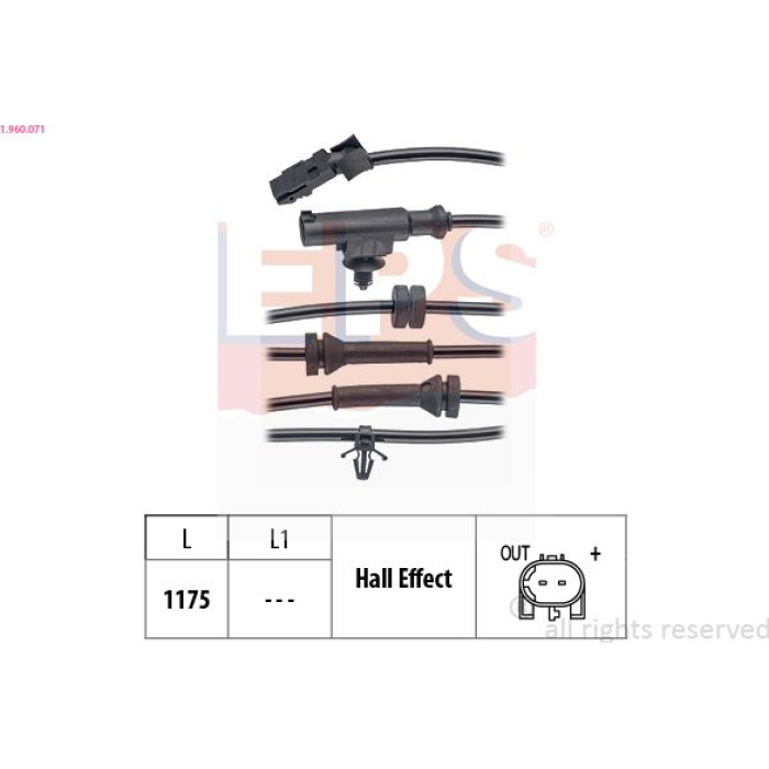 EPS ABS Sensor 1.960.071 EPS ABS Sensor 1.960.071