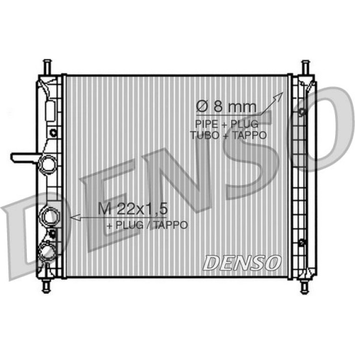 Denso Motorkühler DRM09150 Denso Motorkühler DRM09150