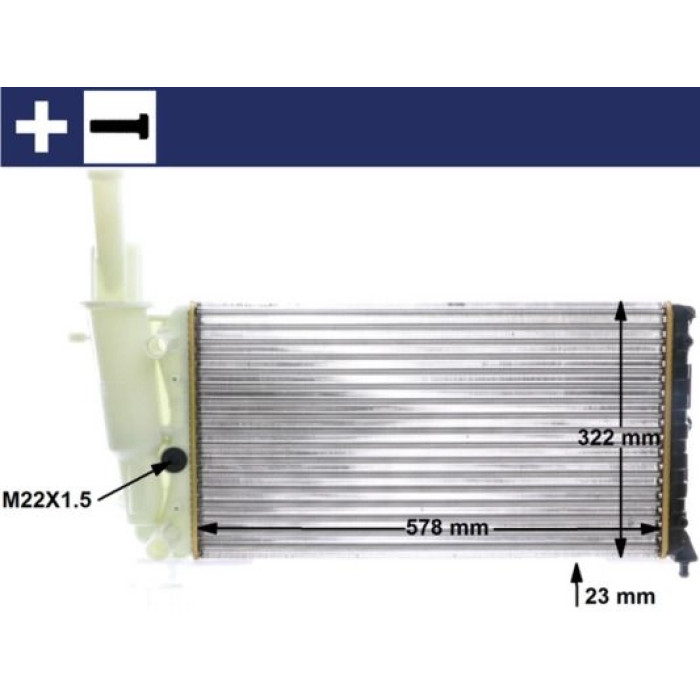 MAHLE Kühler, Motorkühlung CR 354 000S MAHLE Kühler, Motorkühlung CR 354 000S