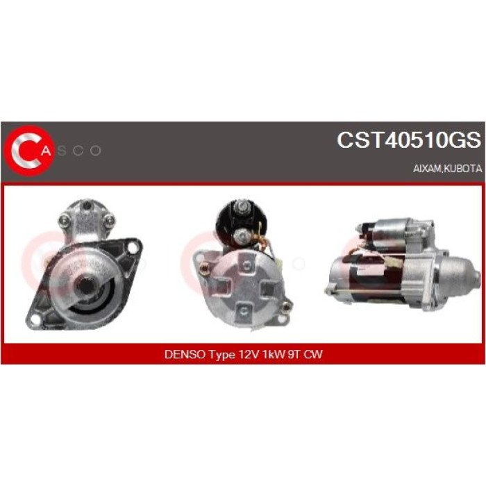 CASCO Anlasser CST40510GS CASCO Anlasser CST40510GS