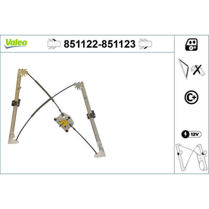Valeo Fensterheber 851122 Valeo Fensterheber 851122