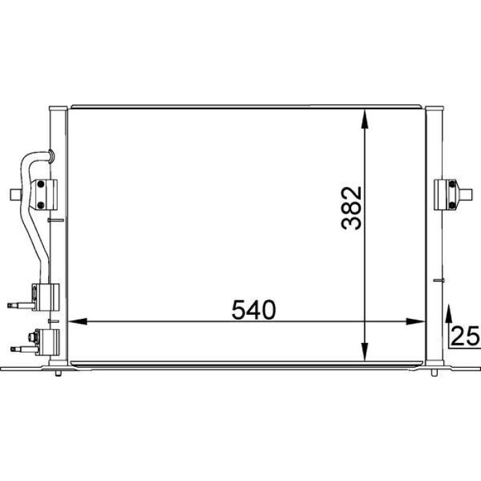 MAHLE Kondensator, Klimaanlage AC 158 000S MAHLE Kondensator, Klimaanlage AC 158 000S