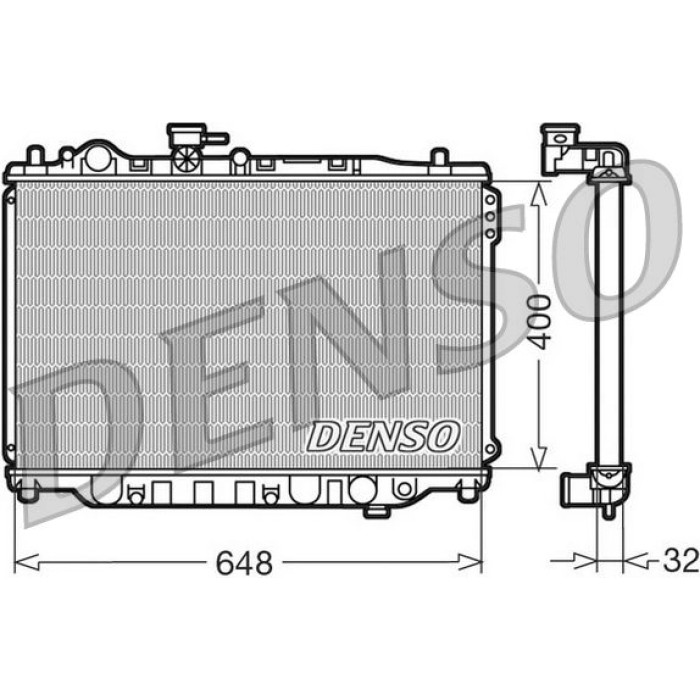 Denso Motorkühler DRM44007 Denso Motorkühler DRM44007