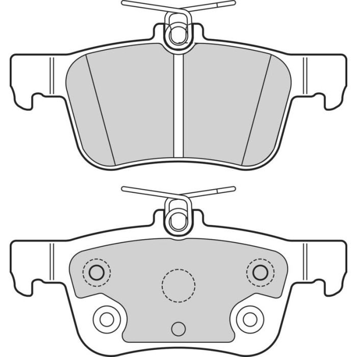 Valeo Bremsbelagsatz 302649 Valeo Bremsbelagsatz 302649