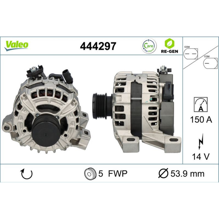 Valeo Lichtmaschine 444297 Valeo Lichtmaschine 444297