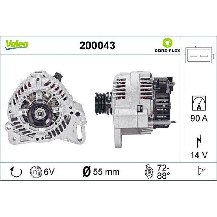 Valeo Lichtmaschine 200043