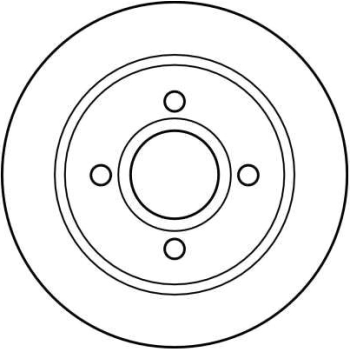 TRW Bremsscheibe DF2623 TRW Bremsscheibe DF2623