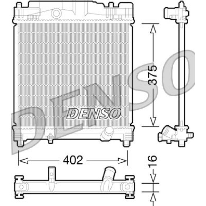 Denso Klimakondensator DCN50029 Denso Klimakondensator DCN50029