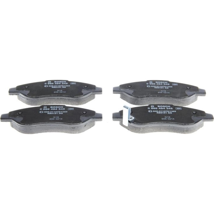 0 986 494 345 Bosch Bremsbelagsatz 0 986 494 345 0 986 494 345 Bosch Bremsbelagsatz 0 986 494 345