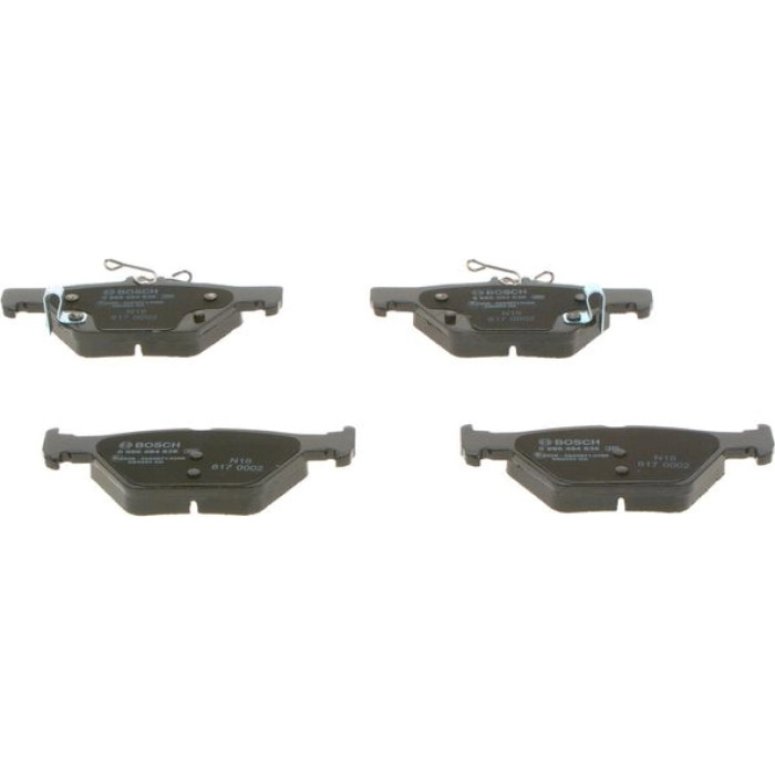 Bosch Bremsbelagsatz Hinterachse 0 986 494 836 Bosch Bremsbelagsatz Hinterachse 0 986 494 836
