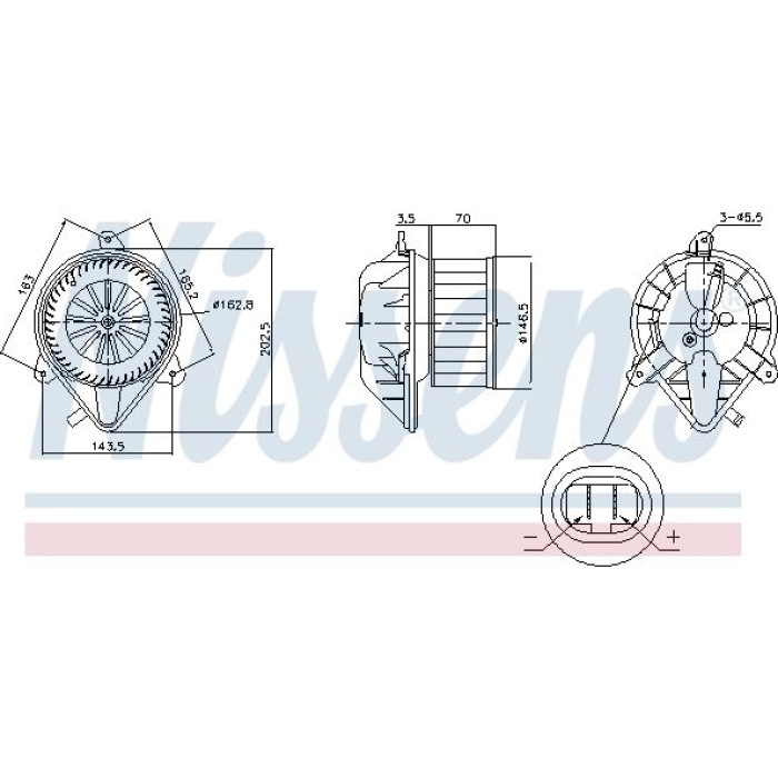 Nissens Innenraumgebläse 87171 Nissens Innenraumgebläse 87171