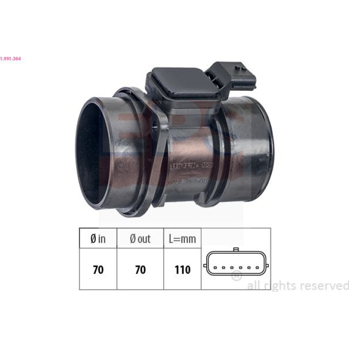 Luftmassenmesser 1.991.364 Luftmassenmesser 1.991.364