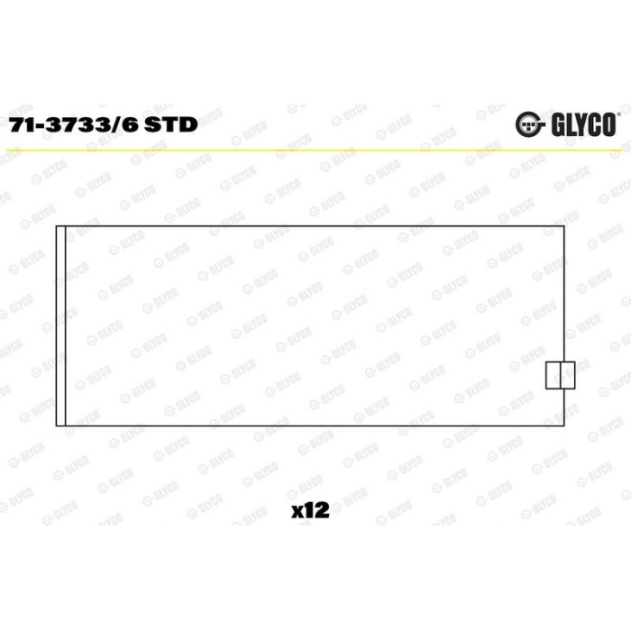 GLYCO Pleuellager 71-3733/6 STD GLYCO Pleuellager 71-3733/6 STD