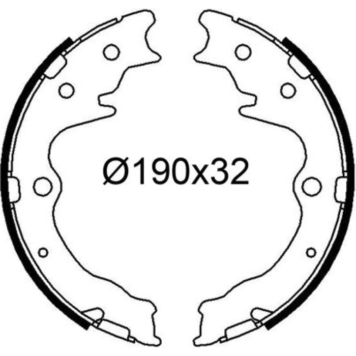 Valeo Bremsbacken 564329