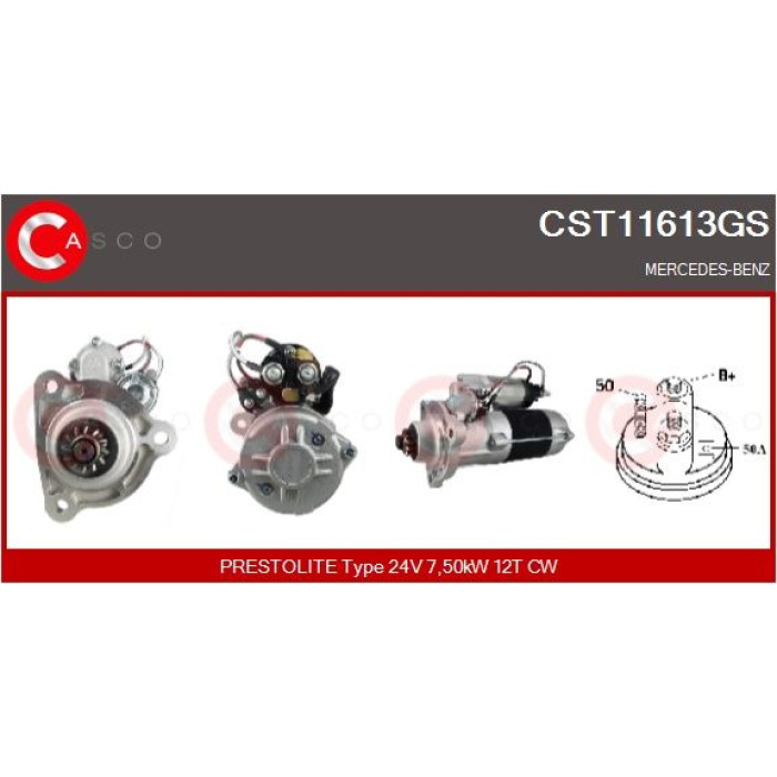 CASCO Anlasser CST11613GS