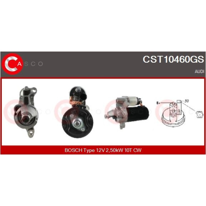 CASCO Anlasser CST10460GS CASCO Anlasser CST10460GS