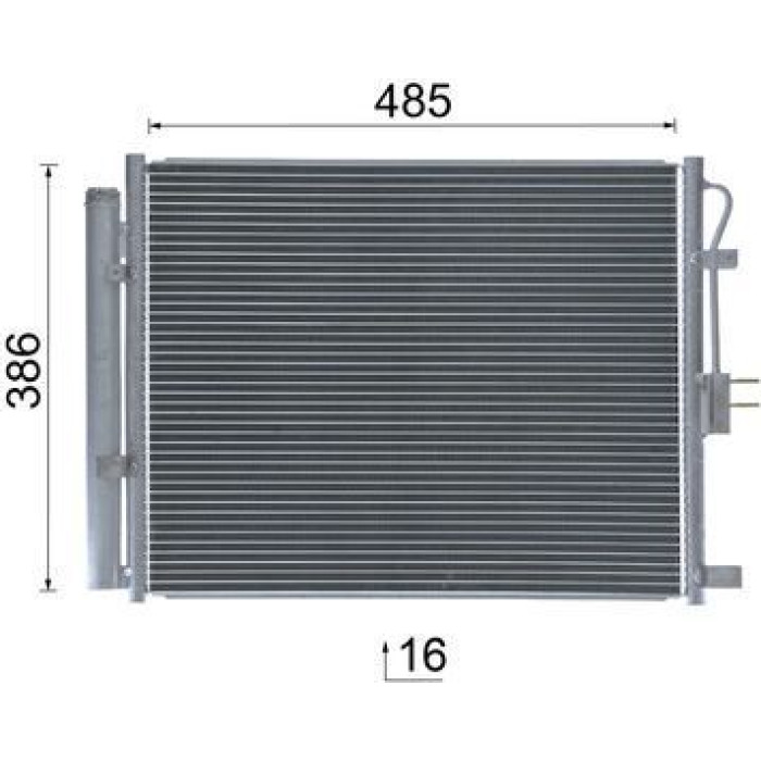 MAHLE Kondensator, Klimaanlage AC 957 000S MAHLE Kondensator, Klimaanlage AC 957 000S
