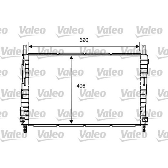 Valeo Motorkühler 734286 Valeo Motorkühler 734286