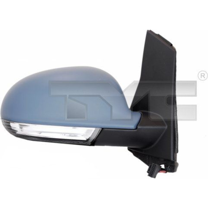 TYC Außenspiegel rechts elektrisch verstellbar, grundiert, konvex, beheizbar, mit Blinker 337-0133 OE Nummer 5M1857508AE9B9 - l TYC Außenspiegel rechts elektrisch verstellbar, grundiert, konvex, beheizbar, mit Blinker 337-0133 OE Nummer 5M1857508AE9B9 - l