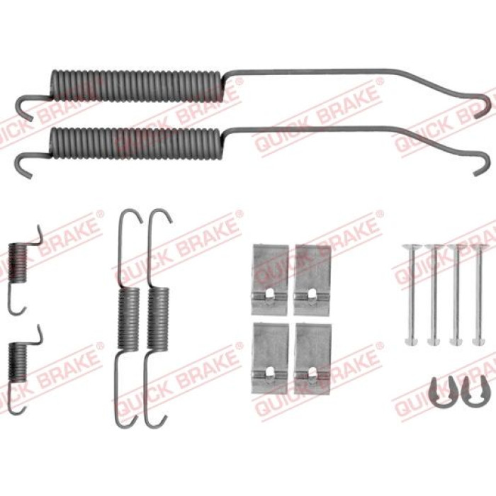 Quick Brake Zubehörsatz für Trommelbremsbacken 105-0036 Quick Brake Zubehörsatz für Trommelbremsbacken 105-0036