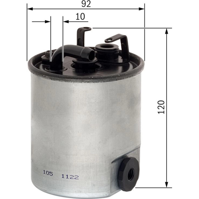 Bosch Kraftstofffilter F 026 402 044 Bosch Kraftstofffilter F 026 402 044