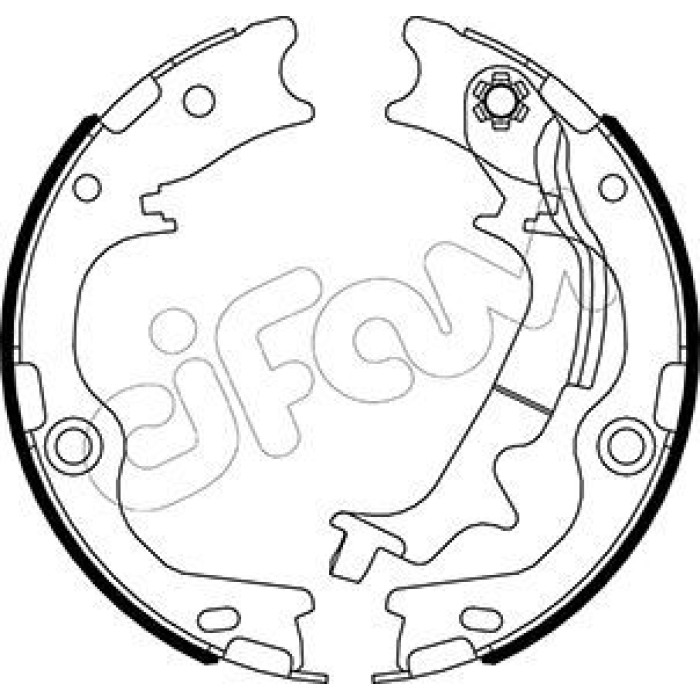 153-502 CIFAM Bremsbackensatz, Feststellbremse 153-502 153-502 CIFAM Bremsbackensatz, Feststellbremse 153-502