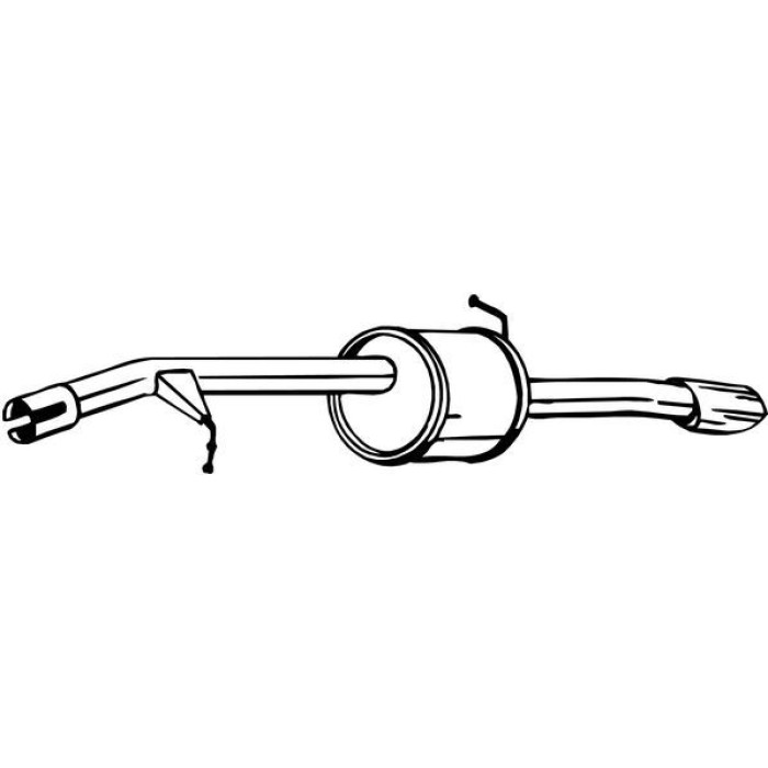 Bosal Schalldämpfer 135-111 Bosal Schalldämpfer 135-111