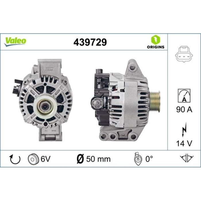 Valeo Lichtmaschine 439729 Valeo Lichtmaschine 439729