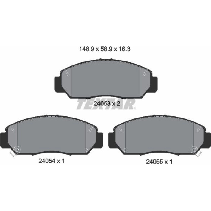 Textar Bremsbelagsatz 2405301 Textar Bremsbelagsatz 2405301