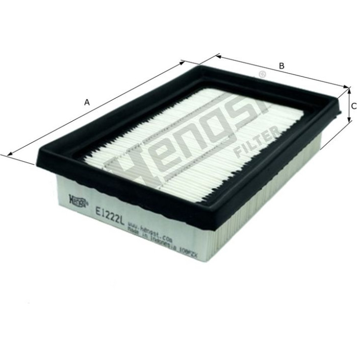 HENGST FILTER Luftfilter E1222L HENGST FILTER Luftfilter E1222L