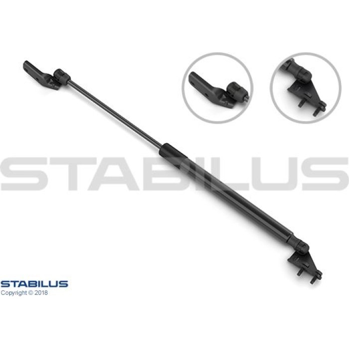 630725 Stabilus Gasdruckfeder (Gasfeder), Heckklappendämpfer, 500 N, 500 mm - 630725 630725 Stabilus Gasdruckfeder (Gasfeder), Heckklappendämpfer, 500 N, 500 mm - 630725